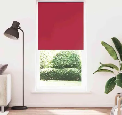 Produktbild von Maison Exclusive - Verdunkelungsrollo Rot 105x230cm Stoffbreite 100,7cm Polyester