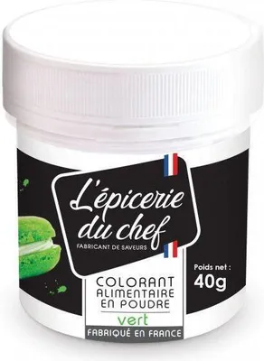 Produktbild von Lebensmittelfarbe Pulver 40 g - Grün