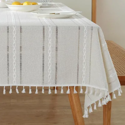 Obrázok produktu pre Omgoods – Bohémska obrus 130x180 cm s franjami