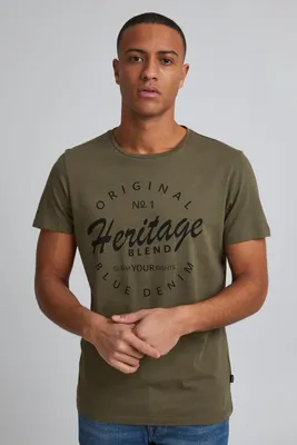 Produktbild von BLEND BHAbraham - 20714403ME Herren T-Shirt Kurzarm Shirt mit Print