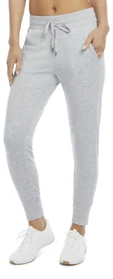 Productafbeelding van Danskin dames joggingbroek/trainingsbroek, lichtgrijs, maat L