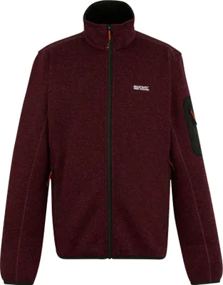 Obrázok produktu pre Regatta - Fleecová bunda "Newhill" pre mužov, celoprepínací zips, strakatá RG12182 (4XL) (Navy)