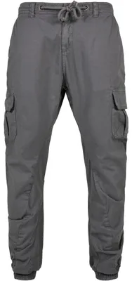 Zdjęcie produktu dla Urban Classics TB1268 | Męskie spodnie joggingowe Cargo - Kolor: ciemny cień - Rozmiar: L