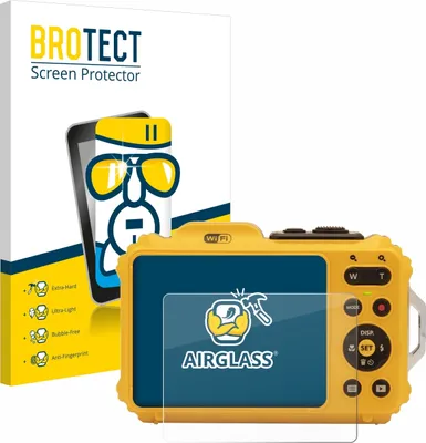 Produktbild von BROTECT Schutzglas für Kodak Pixpro WPZ2 Schutzfolie Panzer Folie Glas Display Schutz klar
