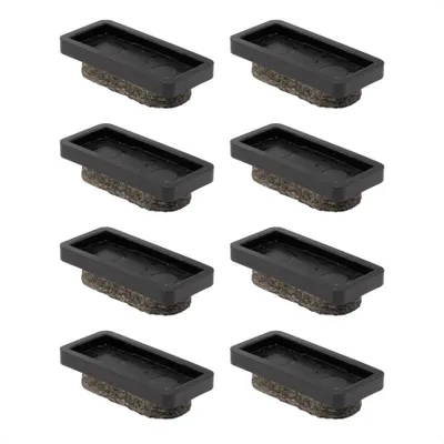 Produktbild von WAGNER QuickClick® Stuhlgleiter Woll-Filzgleiter ULTRASOFT - 8er-Set Ersatzgleiter 32 x 15 mm, DE Ware - 15955100
