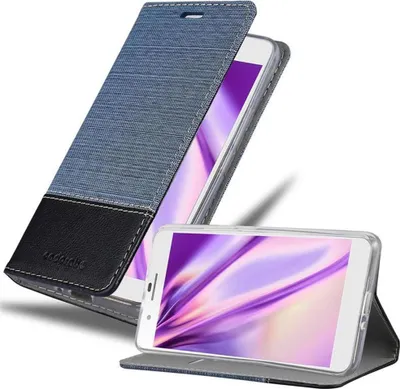Produktbild von Cadorabo Hülle für Honor 6 PLUS Schutzhülle in Blau Handy Hülle Etui Book Case Cover