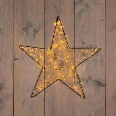 Productafbeelding van Ster metaal 200led 56 cm classic warm Anna's Collection