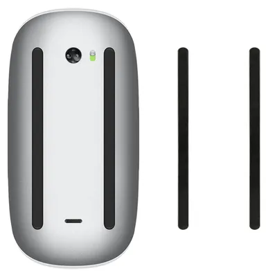 Produktbild von kwmobile Mouse Feet Sticker kompatibel mit Apple Magic Mouse 1 / 2 Ersatz Glider - Mausfüße passgenau - Maus Glides in Schwarz