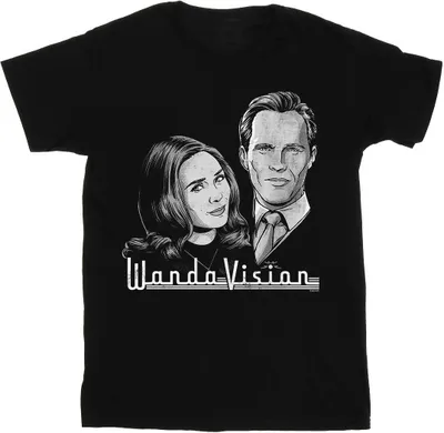 Produktbild von Marvel - "WandaVision" T-Shirt für Herren BI48658 (L) (Schwarz)