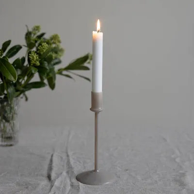 Produktbild von Storefactory Kerzenständer ERSTAD M greige | Ø9x19cm