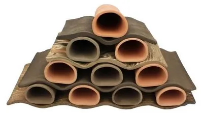 Productafbeelding van CeramicNature Stapelplaat Large Mixcolour