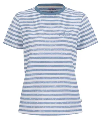 Obrázek produktu pro Tričko Guess pro dámy, úzký střih GT60215 (velikost 38), modrá barva