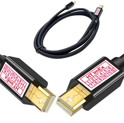 Produktbild von DP Displayport auf mini DP Kabel komnpatibel mit Macbook Air Mac Pro