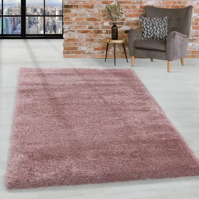 Produktbild von Homebyhome Teppich Shaggy Super Weich Einfarbig Hochflor Teppich für Wohnzimmer, Schlafzimmer Flauschig, Grösse: 80x150 cm