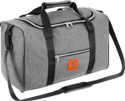 Produktbild von Granori Handgepäck Reisetasche 40x30x25 cm ET2 – Leichte Flugzeug Kabinengepäck Tasche mit Tragegurt für Damen und Herren in grau