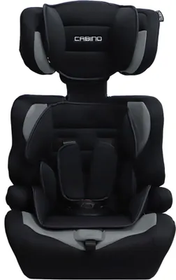 Produktbild von Cabino Autositz Gruppe 1/2/3 I-Size - 76–150 cm - Ab 15 Monaten - Schwarz/Grau