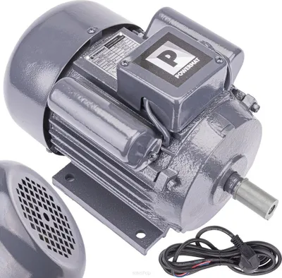 Produktbild von Elektromotor 1,5 kW 230V Drehstrommotor 1400 U/min Kompressormotor 1 phas Motor