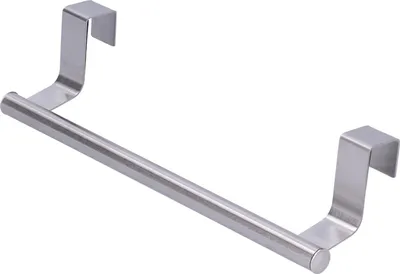 Image de Porte Serviettes Acier Inoxydable Sans Poinçonnage Forte Capacité de Portage Boucle de Suspension Porte Serviettes de Cuisine pour Armoire Salle de Bain36cm