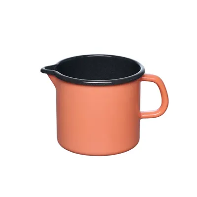 Produktbild von RIESS 0040-001 Schnabeltopf 12 cm, 1 L, Emaille, Nouvelle Pur, Mango / Milchtopf