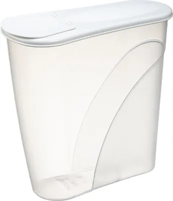 Produktbild von plast team Cerealien-Box Margerit 2,6 Liter transparent / weiß
