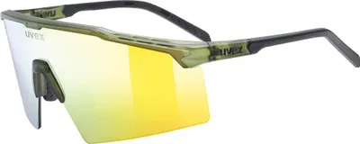 Zdjęcie produktu dla Uvex flowline, Okulary do wielu sportów, Chłopak, dziewczyna, Półobwódkowe, Zielony, Czarny, 1 szt.
