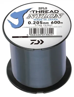 Produktbild von DAIWA J-Threads DPLS, 600m, 0,29mm, 6,10kg / 13,23lbs, grau, Monofilschnur, 12225-229