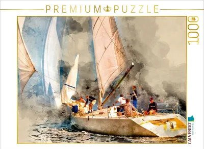 Produktbild von Calvendo Segeln 1000 Teile Puzzle quer 640x480mm, Roder Peter; 7445128