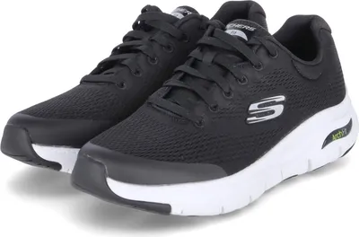 Produktbild von Skechers 232040 BKW Herren Low Sneaker ARCH FIT Schwarz Textil  Größe: 421/2