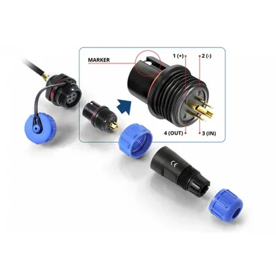 Image de QuPS4 Outdoor Netzsteckdose & Stecker