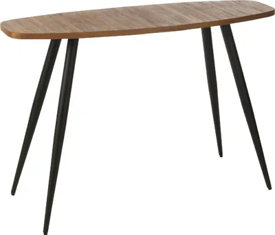 Produktbild von Ovale Konsole aus recyceltem Holz