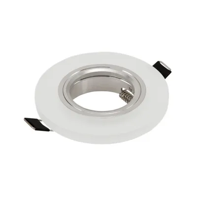 Produktbild von Glas Einbaurahmen GU10 Rahmen mit LED Beleuchtung Ø 90 mm 3000K Warmweiß