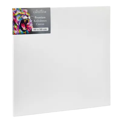 Image de Châssis Cretacolor 50 x 50 cm - 1 pièce - Toile - Toile de peinture haut de gamme sur châssis en bois - Toile en coton pour acrylique, huile et techniques mixtes