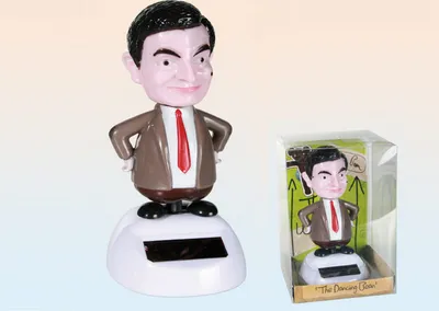 Produktbild von Tanzende Solarfigur Mr. Bean, England bewegliche Figur Wackelkopffigur Deko Kult