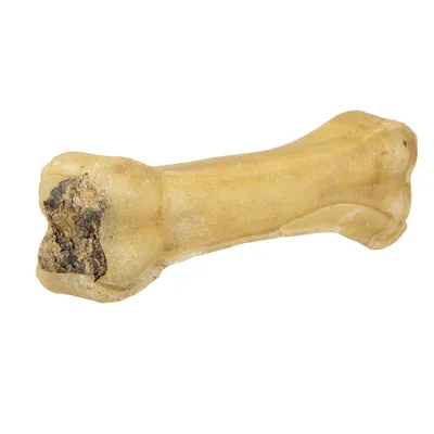 Produktbild von 10 Stück á 21 cm - Kauknochen mit Pansen - mit reiner Naturpansenfüllung