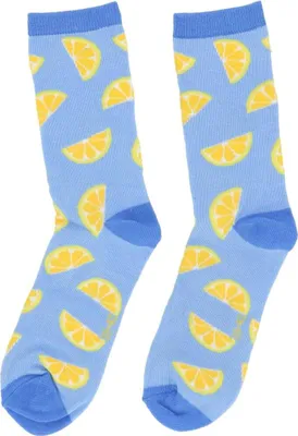Produktbild von 3er-Set Socken – Lustige und farbenfrohe Zitronen-Designs Größe 39/42