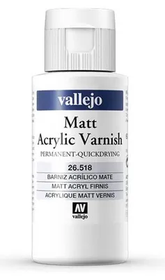 Produktbild von Vallejo Model Color 55 ml Matt Liquid Varnish, 0,06 l, Metall, 1 Stück(e)