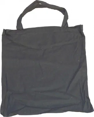 Produktbild von 5 Baumwolltragetasche Stofftasche schwarz 38x42+40