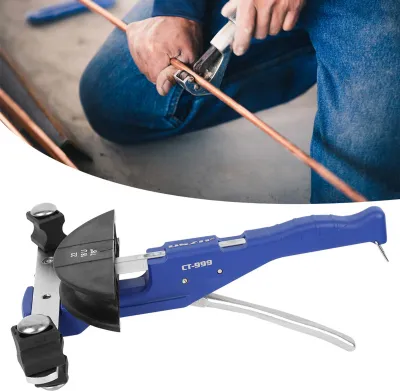 Produktbild von DSZH CT-999 Biegemaschine Rohrschneider Mechanische Ratsche Bogen-Typ mit Faser Rad 6-22mm