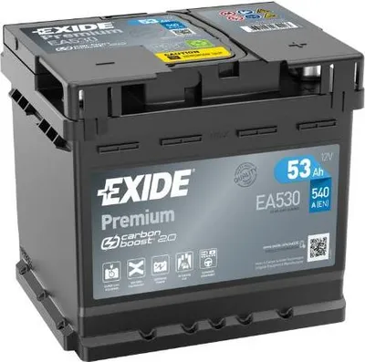 Produktbild von EXIDE Premium EA 530 Pb Starterbatterie 12V 53 AH/C20 - 540A(EN)