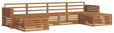 Produktbild von vidaXL Sofagarnituren 6 pcs Natur Massivholz Akazie