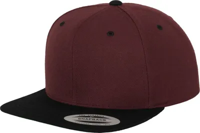 Produktbild von FLEXFIT 6089MT | Classic Snapback 2-Tone Cap - Farbe: Maroon/Black - Größe: One Size