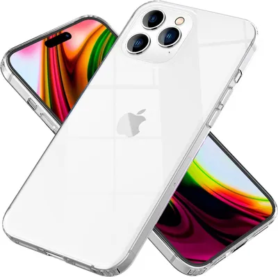 Immagine prodotto di Custodia per iPhone 14 Pro Max - Clear Scratchproof Transparent Hard Case & TPU Silicone