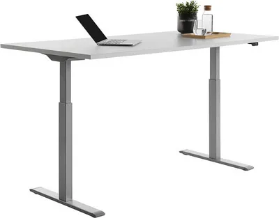 Produktbild von Topstar Sitz-/Steh-Schreibtisch, (B)1.800 mm elekt. höhenverstellbar Grau