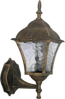 Produktbild von Rabalux 8392 Außenwandleuchte Toscana, E27, gold, rund, Klassisch, IP43, ø205mm
