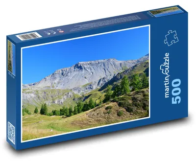 Obrázek produktu pro Puzzle 500 Alpy, horská krajina - martinpuzzle