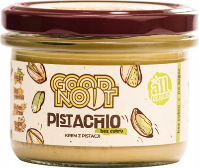 Produktbild von Good Noot Pistaziencreme ohne Zuckerzusatz 200g