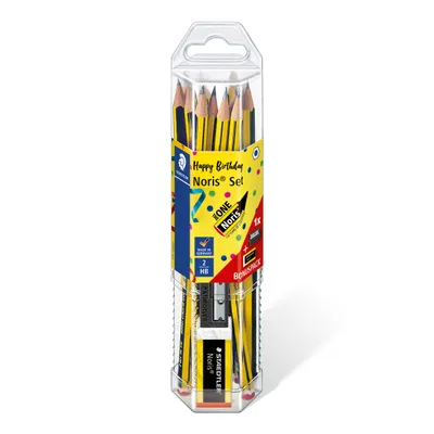 Produktbild von STAEDTLER Bleistift Noris Jubliläum 12er Promopack + Spitzer + Radierer