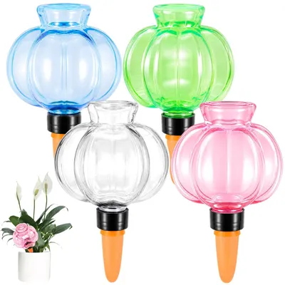 Bewässerungskugeln 4er-Set, 500 ml, automatische Pflanzenbewässerung