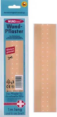 Produktbild von Wundpflaster Textil 1m x 6cm im Beutel