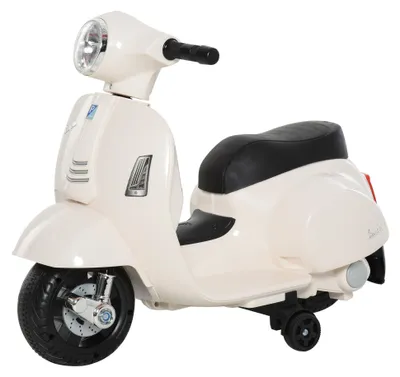 Image de HOMCOM VESPA Moto électrique Moto pour enfants Véhicules électriques De 1,5 à 3 ans